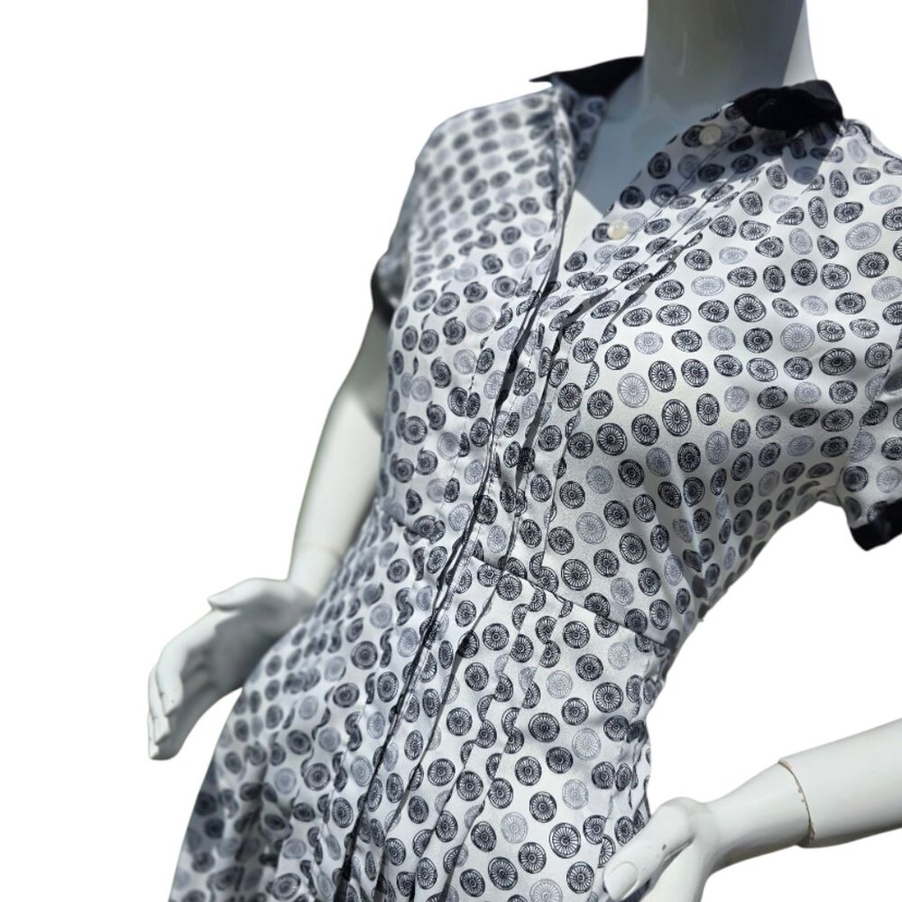 JASON WU for TARGET Bicycle Wheel Black & White Dress sz S